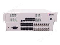 雙光口保護(hù)16E1+128路電話+8路物理隔離百兆綜合業(yè)務(wù)接入設(shè)備