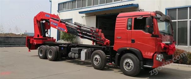 中国重汽T5G国五折臂吊-重汽系列折臂吊-重汽四轴国五折臂吊